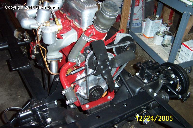 MGTD15470/Engine XPAG TD2 15613/Water Pump/hoses and branch pipes